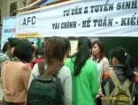 AFC phối hợp CLB Nguồn Nhân Lực Đại học Ngoại Thương tổ chức tư vấn & tuyển sinh tại hội chợ ″Siêu Thị Việc Làm″