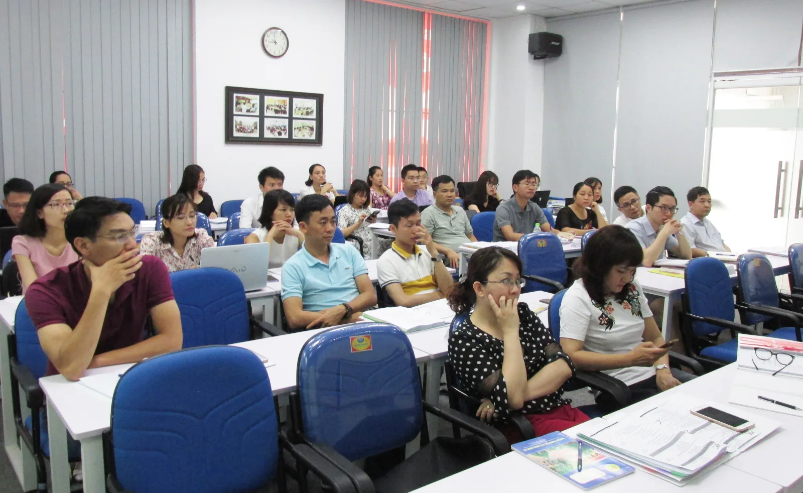 Các học viên đều tích cực tham dự các buổi học